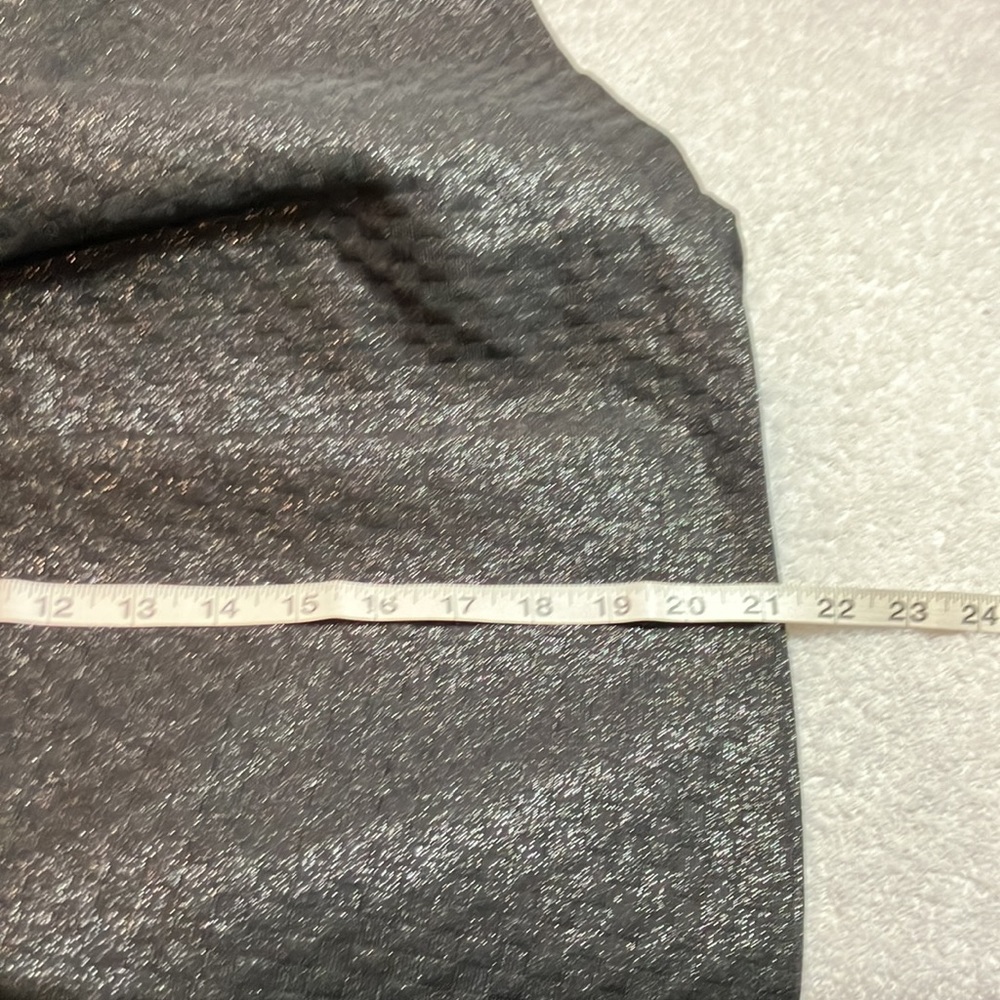 Kate Spade black shimmer jacquard skirt - Picture 6 of 6